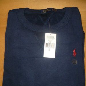 NWT POLO RALPH LAUREN PONY SWEATSHIRT - NAVY - XL